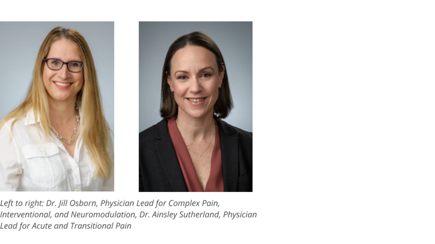 Drs. Jill Osborn and Ainsley Sutherland