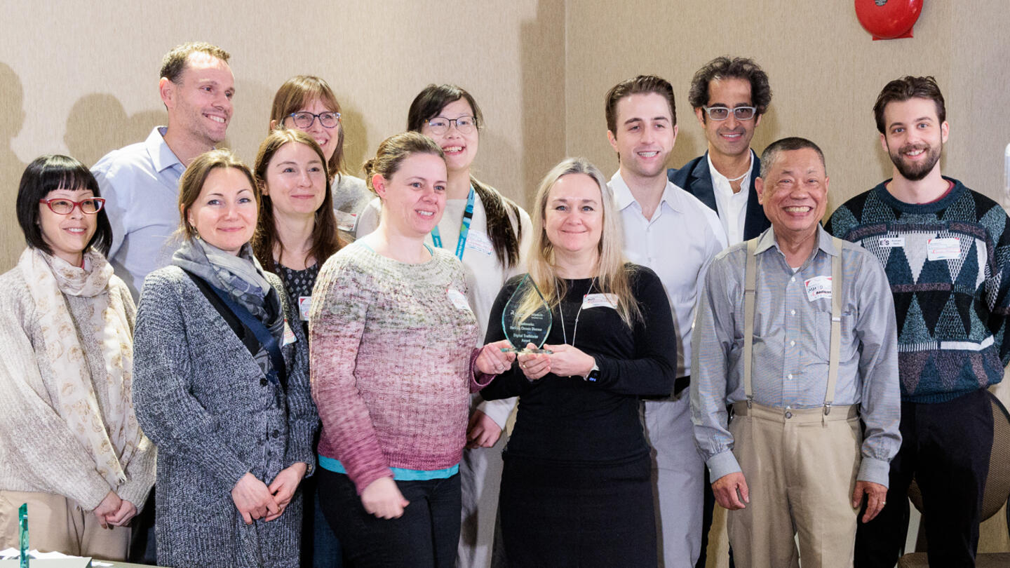 Team #2 and Team #11 receive Digital Trailblazer Award.