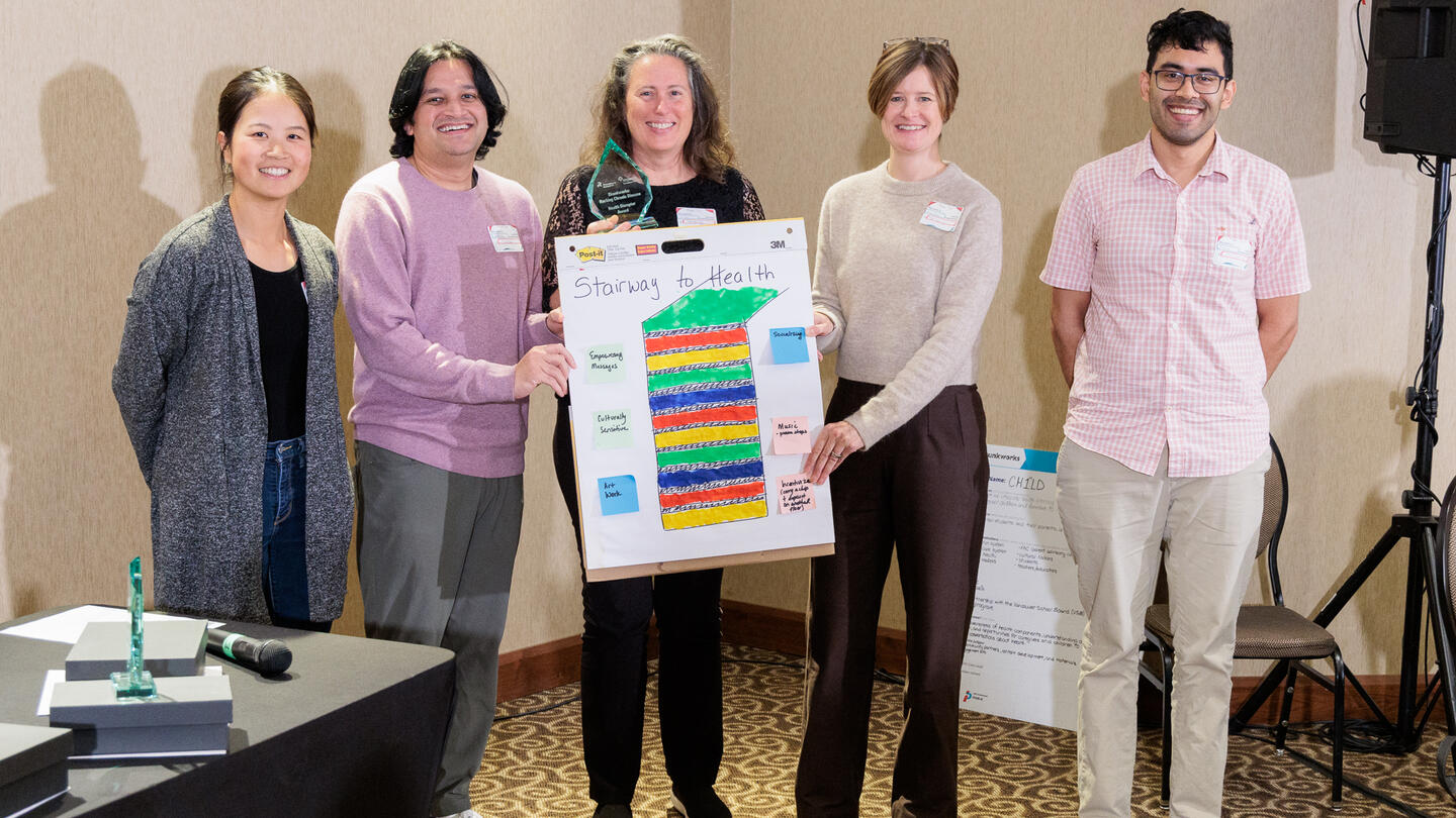 Team #6 receives the Health Disruptor Award