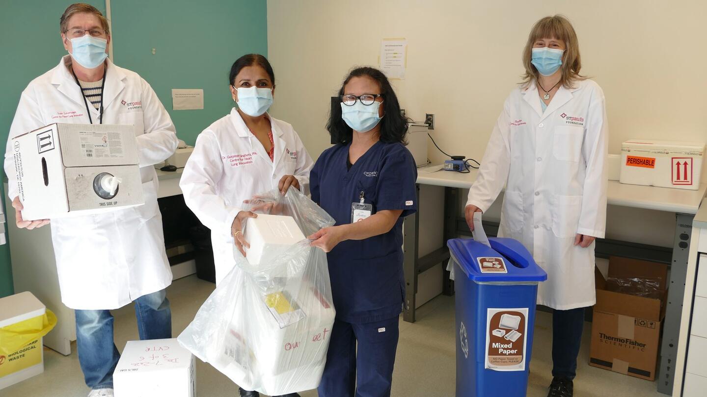 L-R: Ivan Leversage, Gurpreet Singhera, Berlina Odchigue, and Beth Whalen.