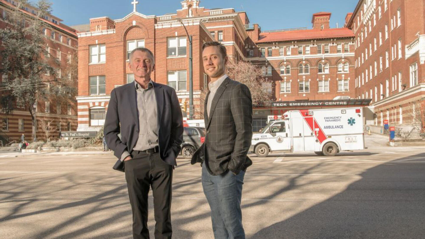 Drs. Jim Christenson and Brian Grunau