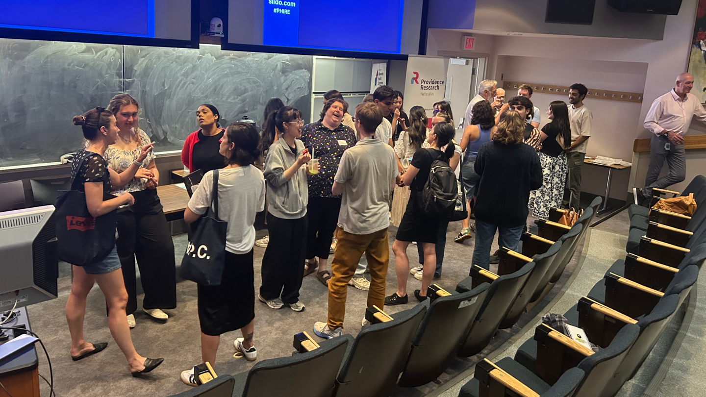 Trainees gather at event