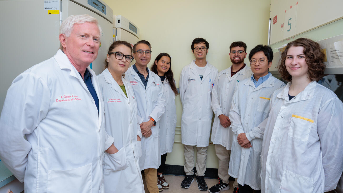 Dr. Gordon Francis and his research team