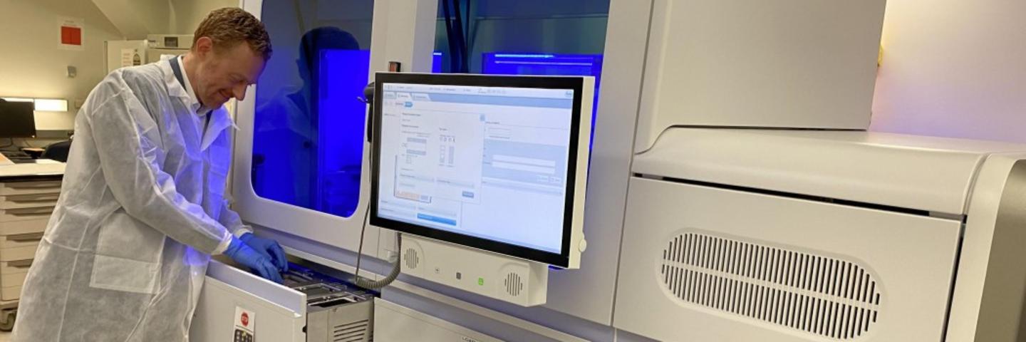 SPH virology lab - Roche machine